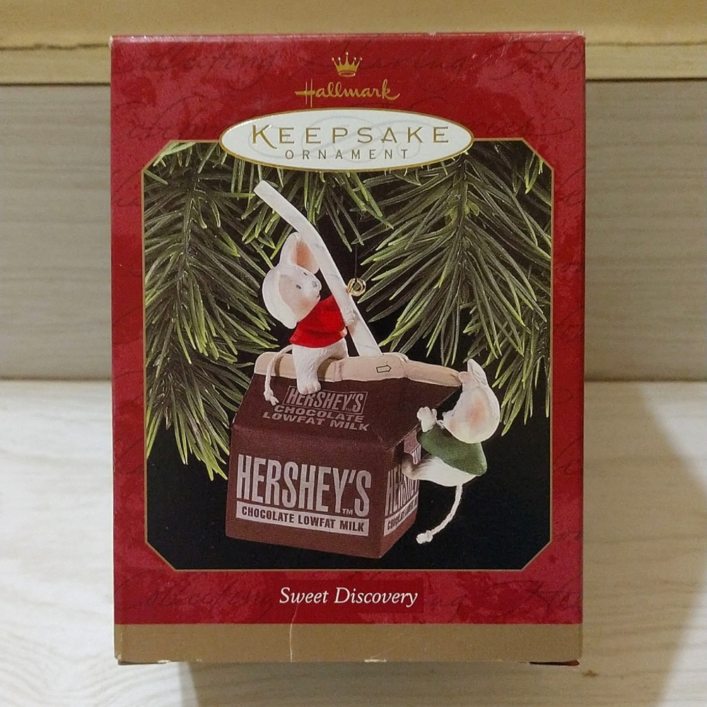 Vintage 1997 Hallmark Keepsake Hershey's "Sweet Discovery" Ornament